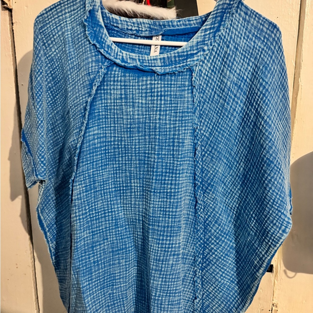 ZENANA Blue Shirt